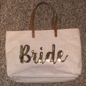Bride tote bag